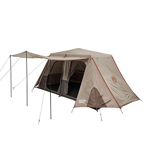 Coleman Camping Instant Up tent,8 Person Silver Series Easy Setup Tent, Side Entry.