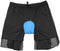 Men's Mountain Bike Shorts 3D Padded Bicycle MTB Shorts Loose-fit Lightweight MTB Cycling Shorts, Black, X-Large