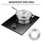 Kichvoe Induction Burner 2PCS Wok Ring For Gas Stove Stainless Steel Wok Rack Round Bottom Wok Stand Wok Accessories-10 * 2Inches Gas Stove Pot Rack