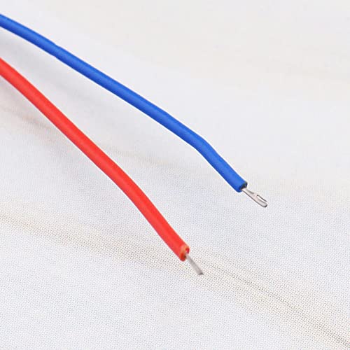 VGOL 20PCS 5V 650nm Less Than 5mW Red Dot Laser Head Red Laser Diode Laser Tube with Leads Head Outer Diameter 6mm for Level Instrument Ground Instrument 75mm Long