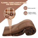 KingCamp Double Sleeping Bag for Adults Cotton Flannel Lightweight Queen Size 2 Person Sleeping Bags with 2 Pillows for Camping Backpacking or Hiking Outdoor XL Sleeping Bag w/Compact Compression Sack
