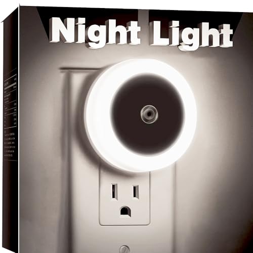 （3 Pack） Plug in LED Night Lights, Indoor Kid Baby Nursery Night Lights,Auto Dusk to Dawn Sensor,Plug Into Wall Lights for Closet, Bedroom, Kitchen, Corridor, Hallway Stair, Cabinet-AU Plug (White)