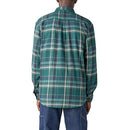 Dickies Men's Flex Flannel L/S Shirt Work Utility T, Forest Green Multi Plaid, XL
