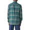 Dickies Men's Flex Flannel L/S Shirt Work Utility T, Forest Green Multi Plaid, XL