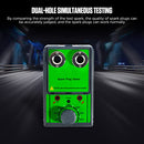 Spark Plug Tester Dual Holes Engine Ignition Coil Tester 0-6000rpm Working Frequency Spark Tester Automotive Spark Plugs Tester Tool for 12V Gasoline Vehicles Motorcycle Car Spark Plug Test Kit