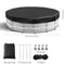 8 Ft Round Pool Cover Solar Cover for above Ground Pool with Pool Covers Accessories Swimming Round Solar Pool Covers for above Ground Pools Heavy-Duty Waterproof Dustproof(Black)