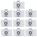 10 PCS Disposable Dust Bags for ECOVACS DEEBOT X1 OMNI DEEBOT T10 T20 Omni Robot Vacuum Cleaner Replacement Accessories