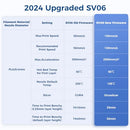 Sovol SV06 3D Printer with All Metal Hotend Planetary Dual Gear Direct Drive Extruder Open Source 25-Point Auto Leveling PEI Build Plate 32 Bit Silent Board Printing Size 220 * 220 * 250mm