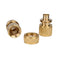 Gardeningwill 6Pcs Brass Garden Lawn 1/2" Water Hose Pipe Fitting Quick Connector 1/2" Quick Connectors