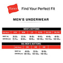 Hanes Men's Boxer Briefs with Comfort Flex Waistband (Black/Grey - 5 Pack, XXXX-Large), Black/Grey - 5 Pack, 4X-Large