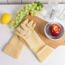 (Pack of 1 Paris) Mamison Kitchen Gloves White Medium , Specially Designed for Food Preparation. Cooking, Kitchen Gloves, Food Grade Natural Latex, Catering, Supplies. Korean Food and Kitchen