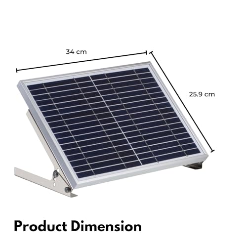 Noveden Solar Water Pond Water Fountain, 15W Solar Panel, Adjustable Flow, Efficient, Easy Setup and Maintenance, Versatile Garden Decor, 36 x 34cm