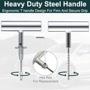 Universal Tire Repair Kit, 37PCS Tire Repair Tools, Heavy Duty Car Emergency Tool Kit for Flat Tire Puncture Repair, Tire Plug Kit Fit for Car, Motorcycle, Jeep, RV, ATV, SUV, Truck, Lawn Mower, etc.