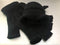 2 Pair Half Finger Gloves Winter Knit Touchscreen Warm Stretchy Mittens Fingerless Gloves in Common Size for Men and Women,black, Black, Large