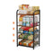 Zuyachuza Adjustable Can Rack Organizer for Pantry, Snack Organizer Shelf, Canned Food Storage Rack, Multifunctional Free standing Floor Pantry Organizer and Storage for Kitchen