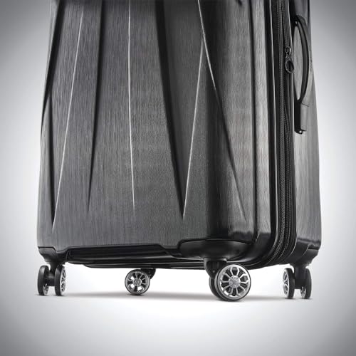 Samsonite Unisex-Adult Centric 2 Hardside Expandable Luggage with Spinners, Black, Carry-On 20-Inch, Centric 2 Hardside Expandable Luggage with Spinners