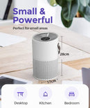 air purifier,Mini H13 HEPA air purifiers for the home Allergies Pets Hair in bedroom Office Living Room,Portable,Night Light,Reduce Germs,Australian standard power socket (air purifier)