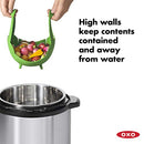 OXO 1142380 Good Grips Silicone Steamer, Green Medium