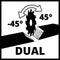 Einhell 4300395 Dual Drag, Crosscut and Miter Saw TC-SM 2534/1 (Maximum 2350 W, Integrated Drag Function, Saw Head Tilts to Left/Right, Laser, Include Carbide-Tipped Precision Saw Blade)