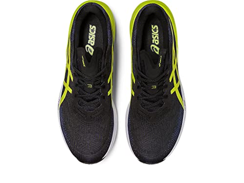 ASICS Kid's Contend 6 Grade School Running Shoes, Black/Lime Zest, 13 US