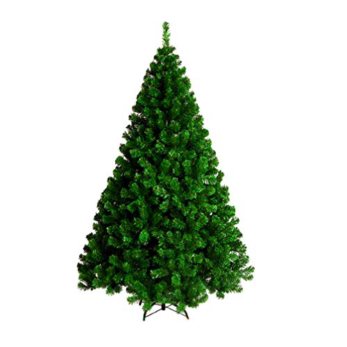 Christmas Tree Green 1.8M 6Ft Decoration 1200 Tips PVC Tree Metal Construction Decoration for Family Store Party Christmas Holiday Decoration