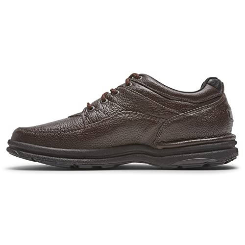 ROCKPORT Mens World Tour Classic Walking Shoe, Brown Tumbled Leather, 14 Wide