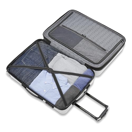 Samsonite Omni 2 Hardside Expandable Luggage with Spinner Wheels, Birch White, 2-Piece Set (Carry-on/Large), Omni 2 Hardside Expandable Luggage with Spinner Wheels