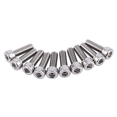 Bolts, 160pcs Stainless Steel SS304 Hex Socket M5 Screws Bolts and Nuts Assortment hex Screw Nuts Fastener(Cap Head)