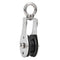 Tiiyee 360 Bearing Pulley for Cable, Lifting Quiet Wheel Gym U Grooved Heavy Duty Degree Rotation Traction for Workout Equipment Cable Machine LAT Pull Down Attachment System DIY Home