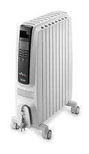 De'Longhi Dragon 4, Portable Oil Column Heater, 1500W, TRD41500ET, White