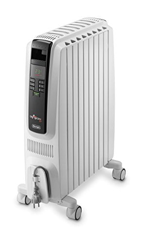 De'Longhi Dragon 4, Portable Oil Column Heater, 1500W, TRD41500ET, White