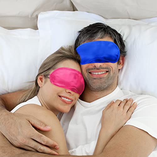 100 Pack Eye Mask Disposable Blindfolds for Games with Nose Pad Soft Eye Cover Party Pack Sleep Eye Masks Eye Shade Mask Women Men Kids (Multi Color)