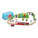 Hape Countryside Train Bucket Set W/Storage Box Kids/Toddler Activity Toy 3+