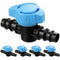 Gardrip Drip Irrigation 1/2" Switch Valve：5 Pack Male Barbed Valve Fits of 1/2 Inch Drip Irrigation Tubing (.570-.620" ID) Easy Water Flow Control for Garden Lawn Irrigation System