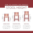 Linon Corey Bar Stool, Udder Madness