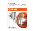 OSRAM 7528-02B ORIGINAL P21/5W Halogen, brake light, rear auxiliary light, 7528-02B, 12V passenger car, double blister (2 lamps)