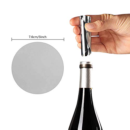 100pcs Silver Wine Pourer Drop Stopping Pour Disk Spout