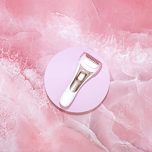 Remington Smooth S1 Lady Shaver, WF1000AU, Cordless Waterproof Women's Shaver, Use Wet and Dry, Body Hair Remover For Legs, Bikini, Arms and Underarm - White