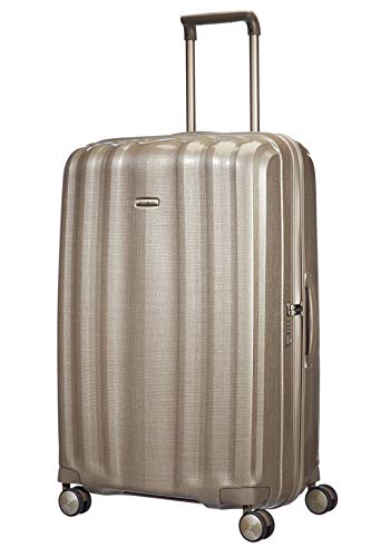 Samsonite Lite-Cube Suitcase, Ivory Gold, 82cm