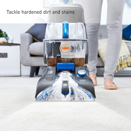 Vax Rapid Power Plus Carpet Cleaner |Includes Additional Tools | Deep Clean and Leaves Carpets Dry in Less Than 1hr | XL Tank Capacity - CWGRV021, 2.5 Litre, Graphite, 240W