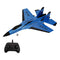 Generic EPP SU-35 FX620 Remote Control Glider Plane 2CH RTF Durable 2.4G Hobby Model Anti Crash with Cool Lighting RC Drone Gifts Boys Girls Age 8+ , Blue 2 Battery