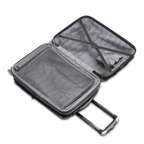 Samsonite Unisex-Adult Centric 2 Hardside Expandable Luggage with Spinners, Black, Carry-On 20-Inch, Centric 2 Hardside Expandable Luggage with Spinners