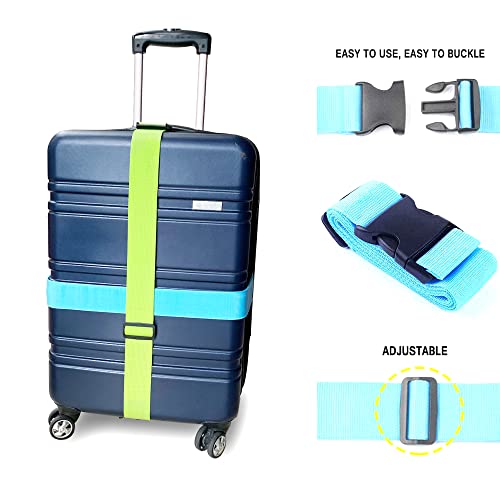 Luggage Straps Suitcase Belts Adjustable 4pcs