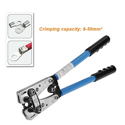 Crimping pliers Cable Plug Crimping Tool Battery Terminal Hex Crimper Electrician Connector Hand 6-50mm²