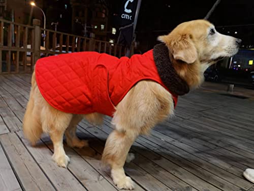 Dog Keep Warm Fleece Jacket,Windproof Snowsuit for Outdoor.Keep Warm Small &Medium &Large Dogs (Small)