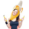 Warmtree Funny Banana Hat Cute Hat Novelty Plush Hat Banana Party Hat Dress Up Hat for Halloween Costume Cosplay Party