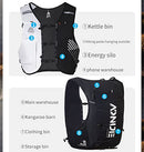 AONIJIE Running Hydration Vest Lightweight & Large Capacity Running Vest for Women Men, Hydration Running Backpack Fits 6.8" Phones (Medium, Blackwhite with 1.5L Water Bladder)