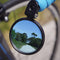 Venzo Bicycle Bike Accessories Handlebar End Mount Mirror Blue Lens 75% Anti-glare Glass - Great for Road or Mountain Rear View - Right