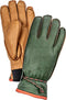 Hestra Wakayama Winter Glove - Warm, Leather, Retro Inspired Glove for Winter - Forest/Cork - 8