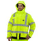 CARHARTT Men's High Vis Waterproof Class 3 Insulated Sherwood Jacket,Brite Lime,Large